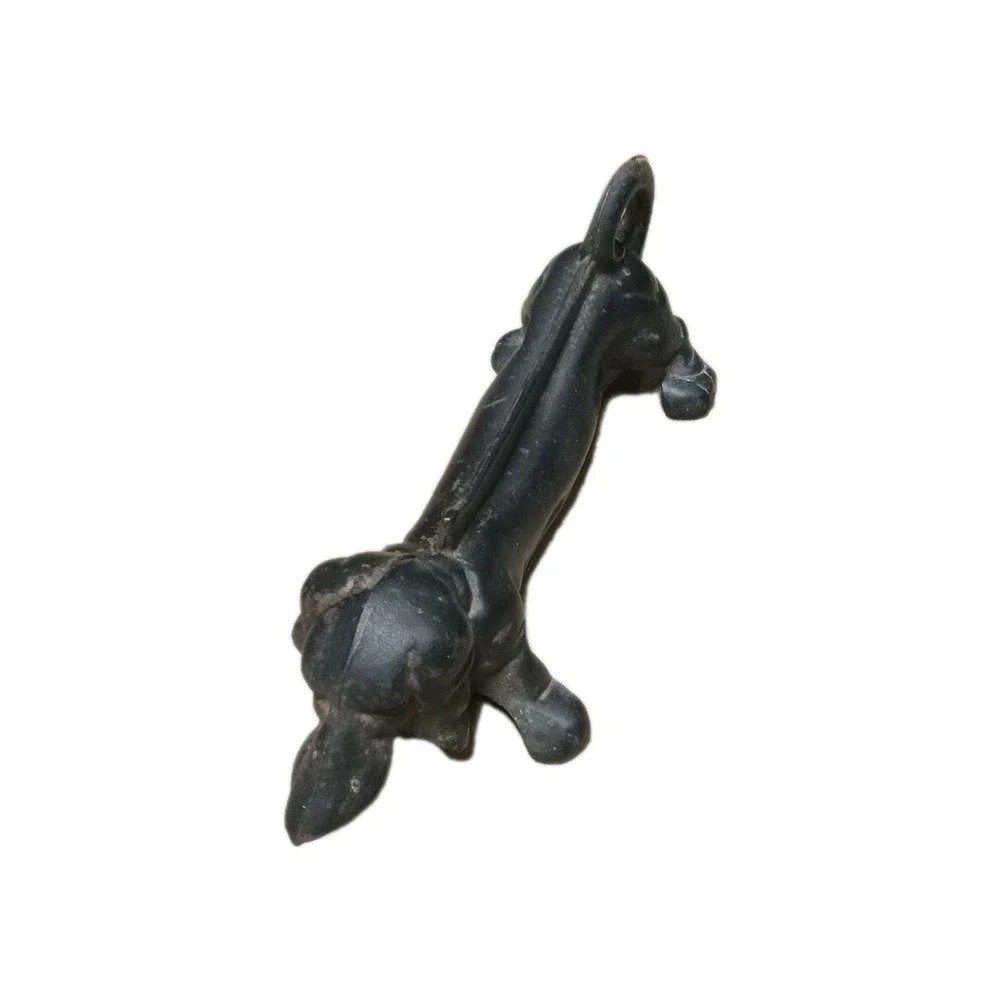 Cast Iron Dachshund Dog Vtg Wienerdog Boot Scraper Figurine 13